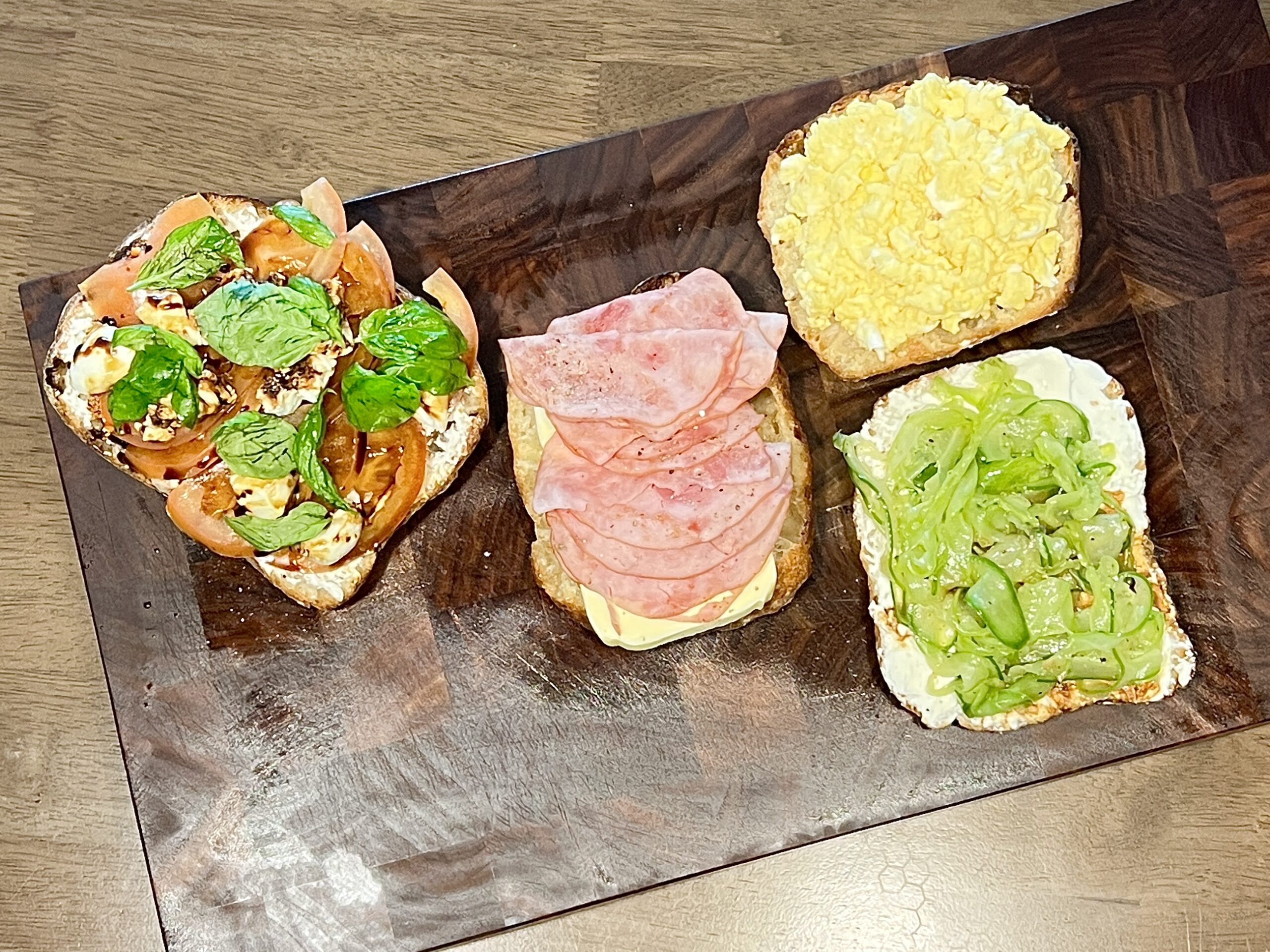 Homemade Open Sandwiches