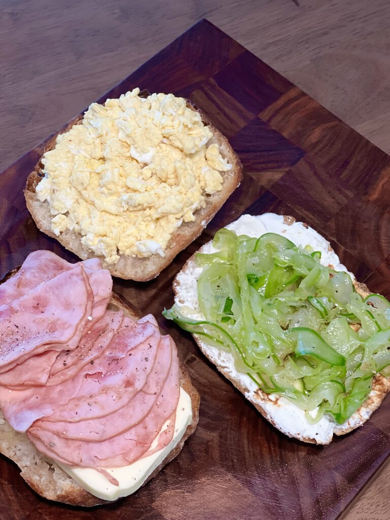 4 Homemade Open Sandwiches