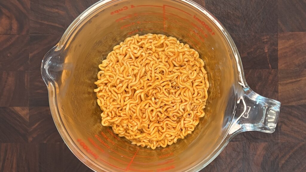 noodles and mix well